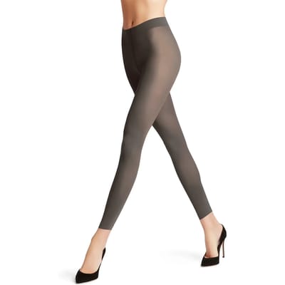 FALKE Pure Matt eenkleurig materiaal ondoorzichtig 50 DEN legging dames bruin - maat S
