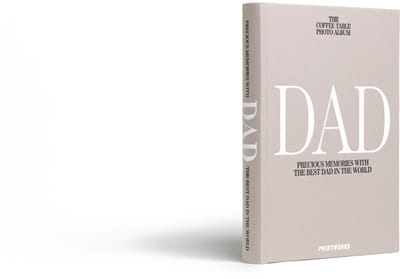 Printworks Fotoboek - Dad - Grijs