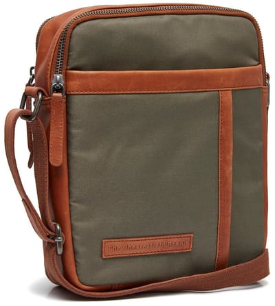 The Chesterfield Brand schoudertas Arendal Shoulderbag Steel Green olijfgroen