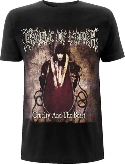 Cradle Of Filth - Cruelty & The Beast Heren Tshirt - M - Zwart