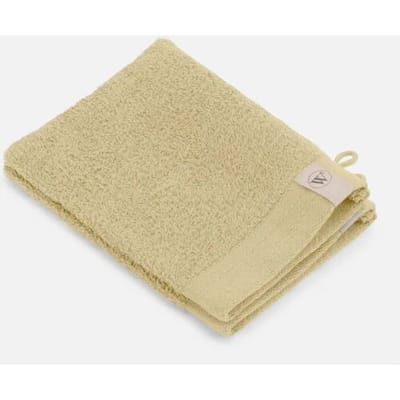 Walra Soft Cotton Washandje 16 x 21 cm 550 gram Maisgeel - 2 stuks