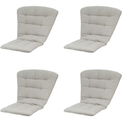 Madison tuintstoelkussen hoge rug napels - 125x82x6cm set van 4