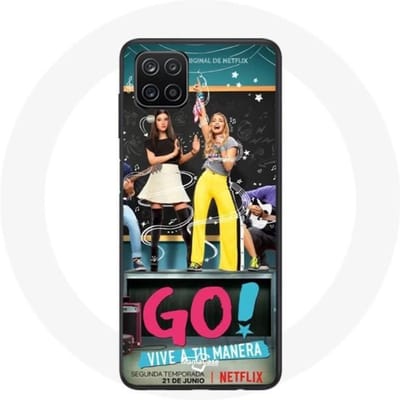 Hoesje - Samsung - Galaxy A12 - Flexibel - Wit - Ga voor je dromen Go! Vive a tu manera seizoen 2