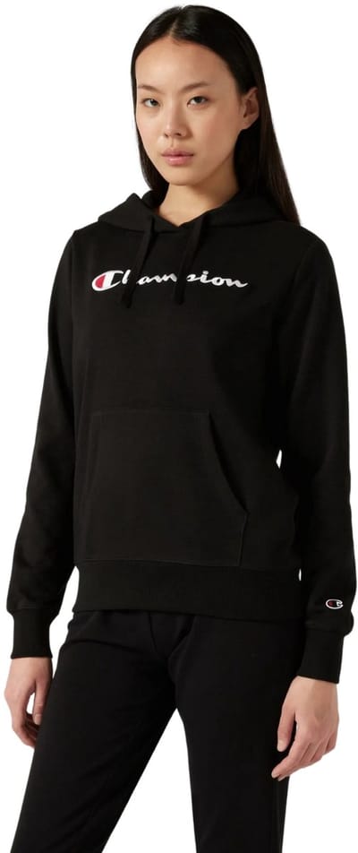 Champion Sweater Dames Hooded Sweatshirt Zwart - Maat 2XL
