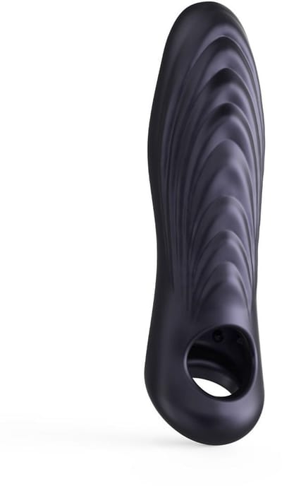 ManWan - Ryzer MAX - Penis Extender en Zachte Masturbatie Sleeve - Black Plum