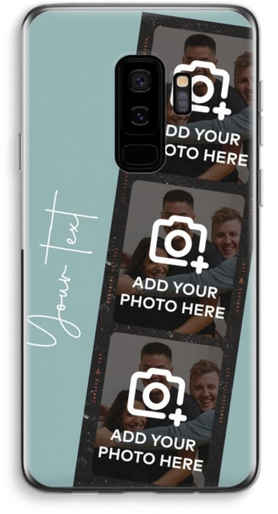 Gepersonaliseerd - Case Company® - Hoesje geschikt voor Samsung Galaxy S9 Plus hoesje - Filmrol N°1 - Soft Cover Telefoonhoesje - Bescherming aan alle Kanten en Schermrand