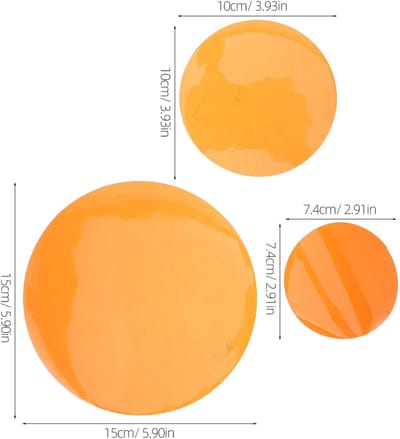 15 Stuks Delige Zelfklevende Oranje Kleurveranderende Lichtfilter Folie voor Fotostudio Sfeerverlichting Zachte Warmlichtcorrectie voor Ontspanning Verbeterde Beeldkwaliteit