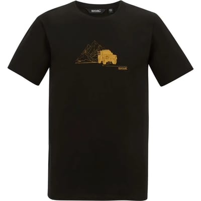 Cline IX T-shirt met korte mouwen en grafische print voor heren