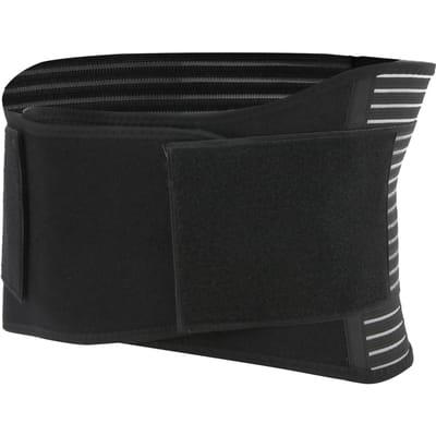 Trainingsriem Buiten Sportriem Unisex Hardlopen Fitness Training Taille Spier Trainer L black