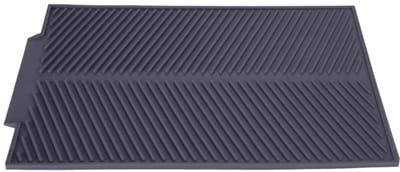 Dailygoods- Afdruipmat siliconen - Hittebestendig - Antislip - Rechthoekig - 39 x 25 cm - Gemakkelijk op te bergen - Droogmat