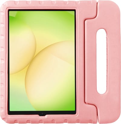 Hoes - Geschikt voor Samsung Galaxy Tab A11 - Kinderhoes Shockproof Bumper - Kidsproof Case - Tablet Hoesje - Kinder Hoesje Cover - Zalm