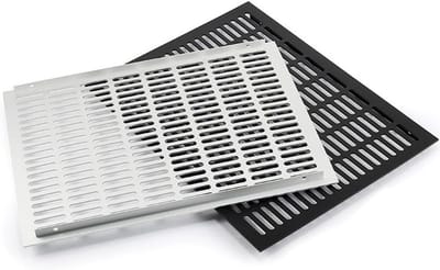 Ventilatierooster - Geperforeerde plaat - Ruimte ventilatie - Aluminiumlegering - 300x300mm - Wit
