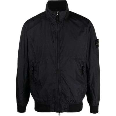 Stone Island Crinkle Reps Jas Zwart Heren Buitenkleding 781542822-V0029 S black
