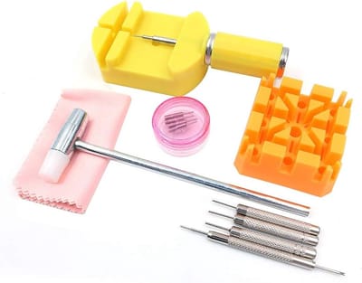 Complete Set voor Horlogeband Reparatie - Link Verwijderaar, Veerstaaf Gereedschap en Accessoires