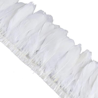 MK Stoer - Veerband - Franjes - Ganzenveren - Strepen - Party dress - Pluche - Modieuze jurk - Naaien - Handwerk - Kerstmis - Kostuums - Decoratie.
