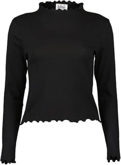 Blue Seven dames - Trui 203513 zwart dun shirt maat 38