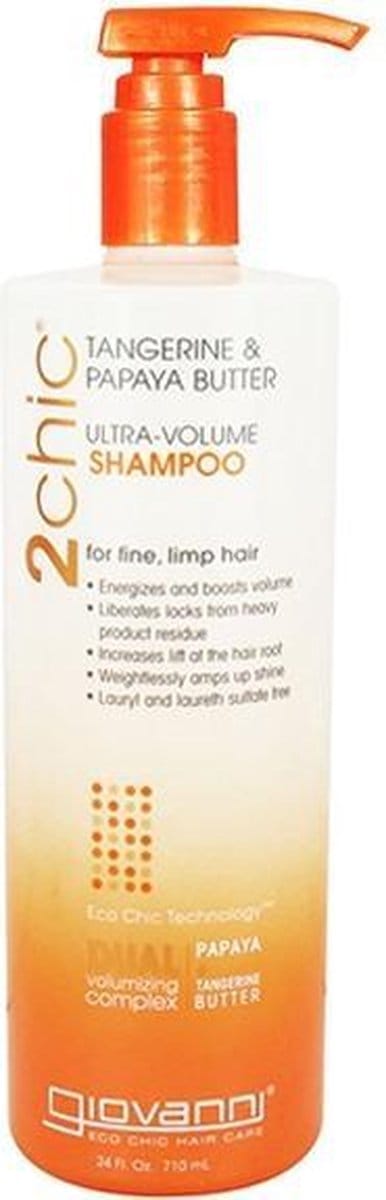 Giovanni Cosmetics - 2chic - Ultra-Volume Shampoo with Tangerine & Papaya Butter - 710 ml