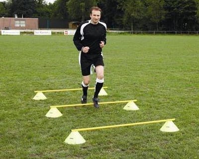 Sportec Jumpset I - Sportpaal En 2 Grote Afbakenbollen