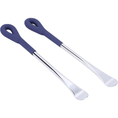 2 pièces Leviers de démonte-pneus Robustes 10 pouces Outil de changement de pneu de moto Ensemble de leviers à pneu en acier au carbone white