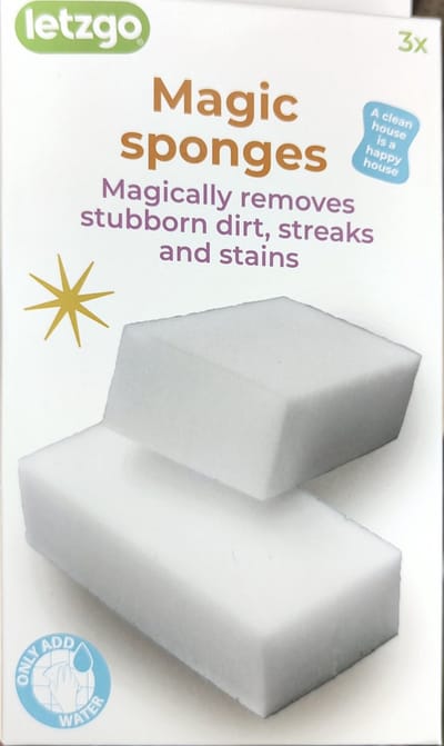 Wondersponsjes – Magic Sponges 3 Stuks – Verwijdert Moeiteloos Vuil & Vlekken – Schoonmaakspons zonder Schoonmaakmiddel