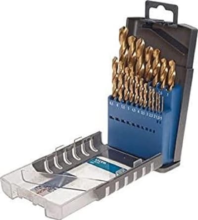 KWB HSS Titan Borenset - 1-10 mm - 19-delig