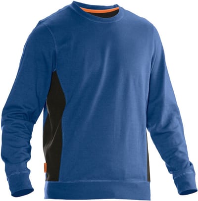 Jobman 5402 Roundneck Sweatshirt 65540220 - hemelsblauw/zwart - XL