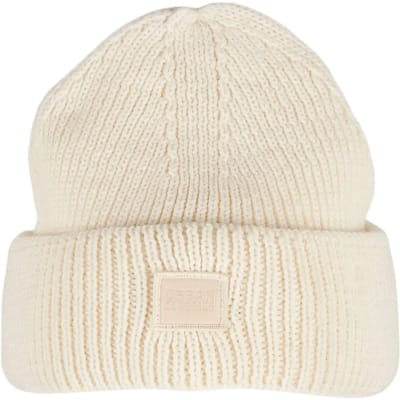 Urban Classics - Knitted Wool Beanie Muts - Creme