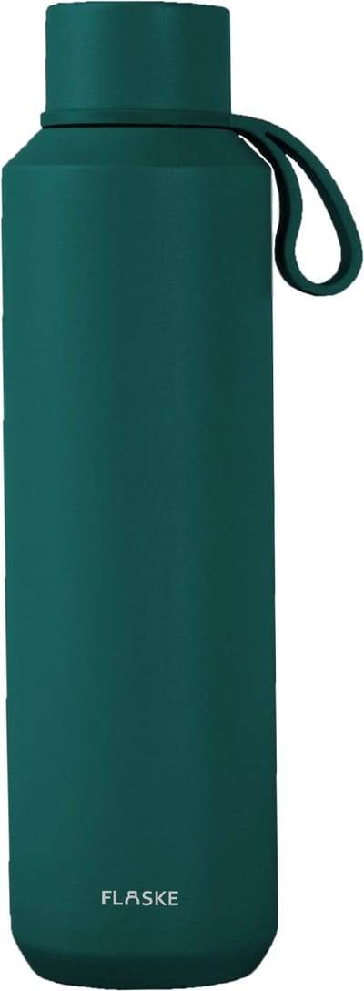 FLASKE Bottle 600ml - RVS Drinkfles van 600ML - Geschikt als waterfles, thermosfles en thermoskan - Moss