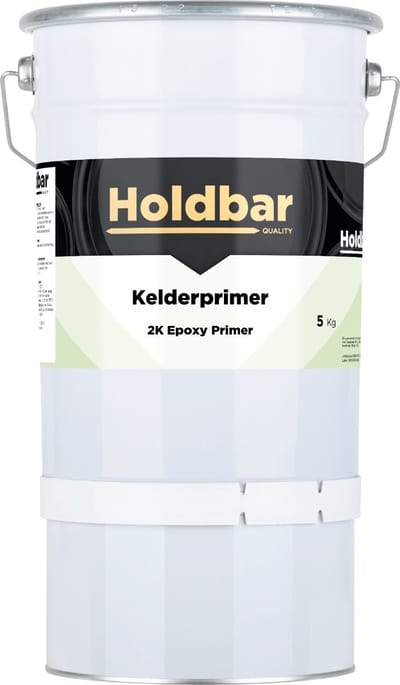 Holdbar Kelderprimer 5 kg - Kelder Epoxy - Krasvast - Extreme hechting - Vochtregulerend
