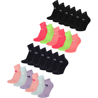 Xtreme Yoga Sokken Zwart - 6 paar - Pilates sokken - Antislip - Anatomisch voetbed - Maat 35/38