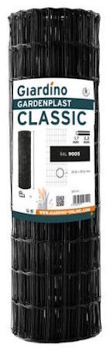 Giardino Gardenplast classic Gaas zwart 1.02m 1.02m x 10m