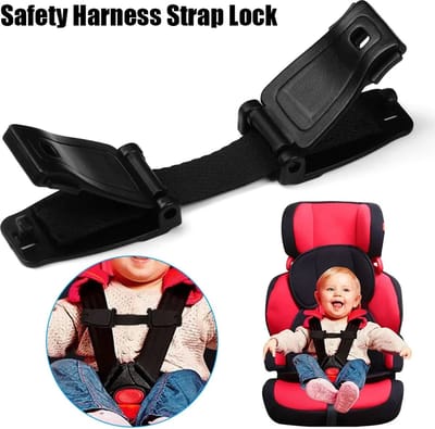 Baby Autogordel Verstelbaar – Veiligheidsharnas met Borstclip & Anti-Escape Riem voor Kinderstoel, Kinderwagen, Rugzak en Auto