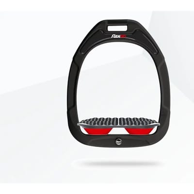 Endurance stijgbeugels Groen/grijs/rood Flex-On Green Composite