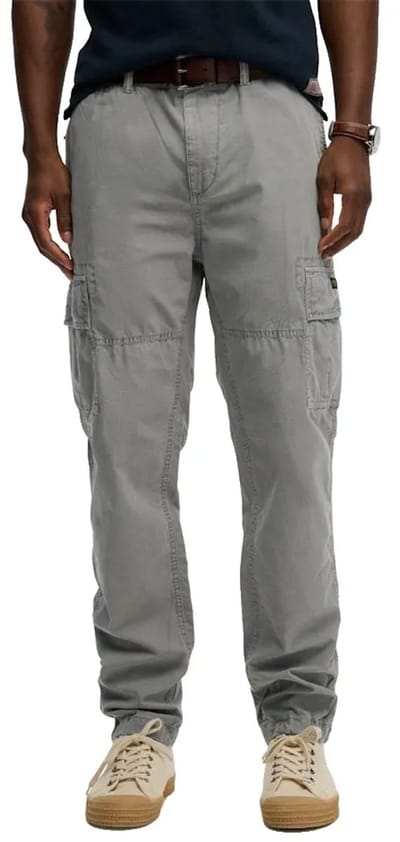 Superdry Ripstop Light Cargobroek Grijs 38 / 32 Man