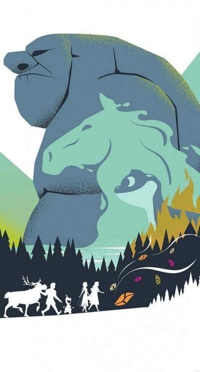 Fotobehang - Frozen Adventure 150x280cm - Vliesbehang