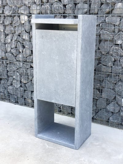 Vasp Pakketbrievenbus Everest Xl - Natuursteen - Blauwe Hardsteen - 40x100x32cm