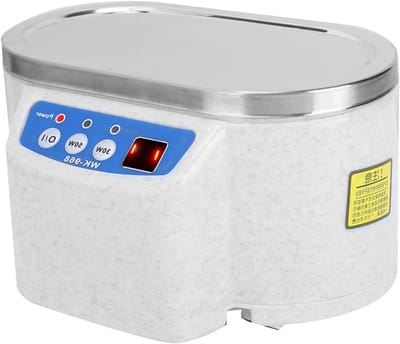 Ultrasone Reiniger - Schoonmaakapparaat - Sieraden Reinigen - 40KHz Krachtige Reiniging - 500 ml Tank - Zilver