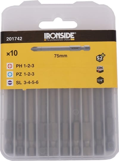 Bitset PH-PZ-SL 75mm 10st