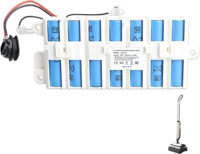 Vervangende Batterij - Lithium Ion Accu - Vloeren Reinigen - Verlengde Looptijd - 252V 30Ah - Zwart