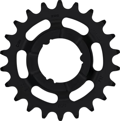 KMC Tandwiel 22T - Gehard Chromoly Staal - Zwart - Voor Shimano Versnellingsnaven