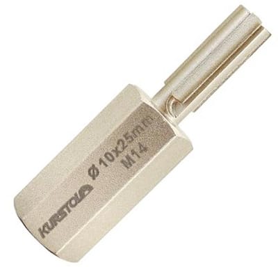 Voegenfrees - Mortelhaak - Mortel Verwijderen - Hardmetalen Snijkanten - 10mm x 25mm - Grijs