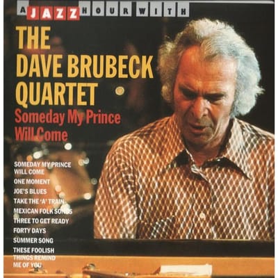 CD DAVE BRUBECK - Someday My Prince Wi JHR73572 Jazz Hour 1993 België Jazz Gebruikt brown
