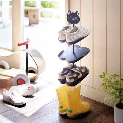 Yamazaki Schoenenrek voor Kinderen - Kat - Zwart