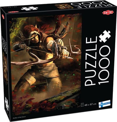 Tactic Archer of the Grove – Puzzel – 1000 stukjes – Epische Fantasy Boogschutter – Mystiek Bosavontuur – Hoogwaardige Scandinavische Kwaliteit