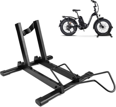 MEGHNA Professional E-Bike Bicycle Stand, Stable Stand for 20-29 Inch E-MTB, Mountain Bikes and 700C Road Bikes with - ShopVlot