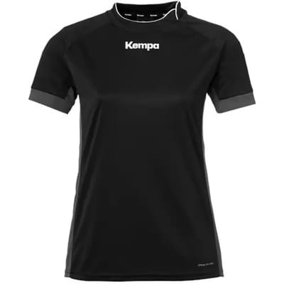 Kempa Prime Shirt Dames - sportshirts - zwart - Vrouwen