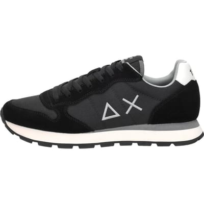 SUN68 Tom Solid - Heren Sneakers Schoenen Zwart Z46101-11 , Maat: EU 40