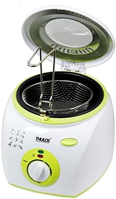 Elektrische friteuse 2 liter 1300 watt met thermostaat en deksel