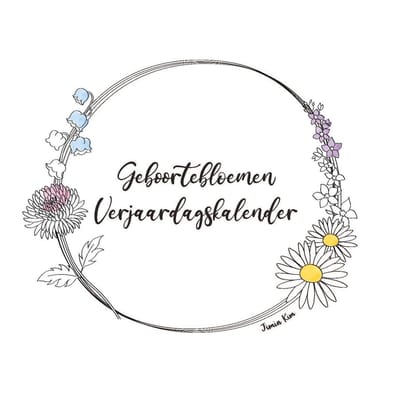Geboortebloemen Verjaardagskalender