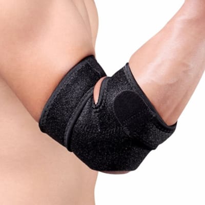 Oneay Verstelbare elleboogbrace met dubbele veerstabilisator en verstelbare banden – Vermindert klachten bij artritis, tendinitis en sportblessures